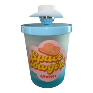 DW Home SPACE COWGIRL Candle Cowboy Hat Disco Ball Lid Western Rodeo Scented NEW